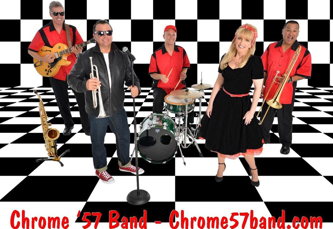 Chrome 57 Band, an Oldies, a 50s Band, and a Grease theme band that performs in Naples and throughout Florida.