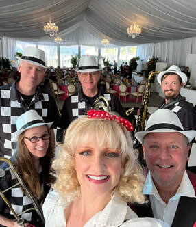 The Chrome 57 band is a 50s band and Oldies band performing in Orlando, Florida and  is pictured here at recent 50s gala.